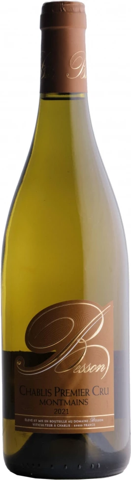 Вино Domaine Besson, Chablis Premier Cru Montmains AOC, 2021
