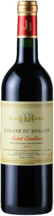 Вино Joseph Janoueix Domaine du Rivallon Saint Emilion AOC 2008