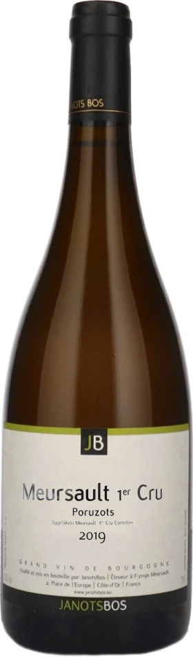 Вино JanotsBos, Meursault 1 er Cru Poruzots AOC, 2019