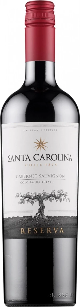 Вино Santa Carolina, Reserva Cabernet Sauvignon, Valle de Colchagua DO, 2016