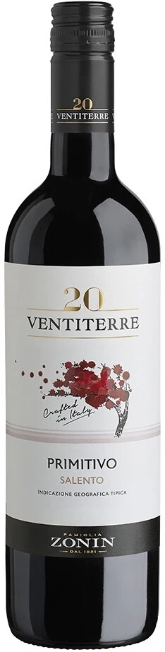Вино Zonin, Primitivo, Salento IGT, 2020