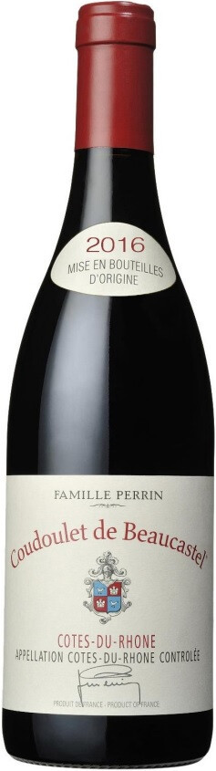 Вино Famille Perrin Coudoulet de Beaucastel Cotes du Rhone AOC Rouge 2016