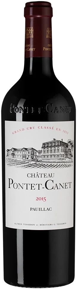 Вино Chateau Pontet-Canet, Pauillac AOC 5-me Grand Cru Classe, 2015