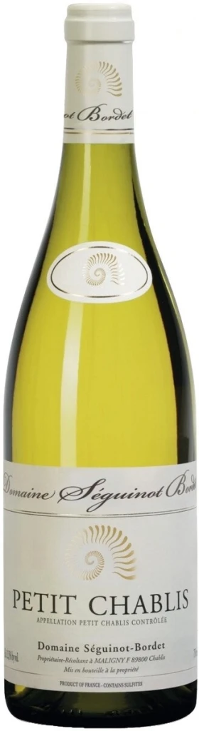 Вино Domaine Seguinot-Bordet, Petit Chablis AOC, 2017