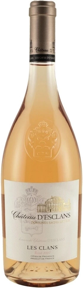 Вино Chateau d'Esclans Les Clans Rose AOC, 2007