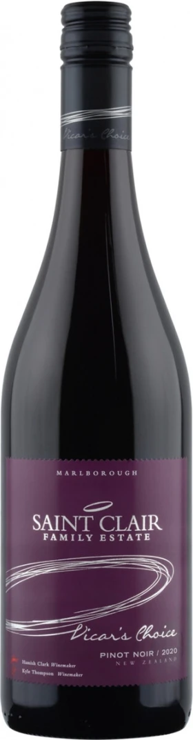 Вино Saint Clair, "Vicar's Choice" Pinot Noir, 2020