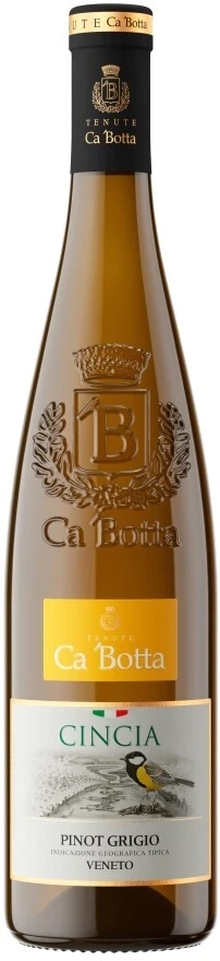 Вино Ca'Botta, Cincia Pinot Grigio, Veneto IGT, 2019