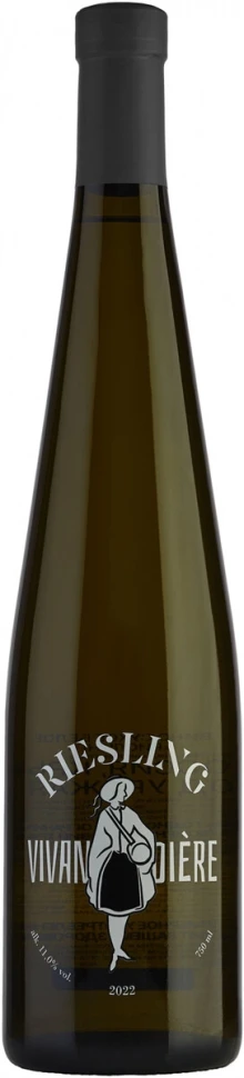 Вино Domaine de la Vivandiere, Riesling, 2022