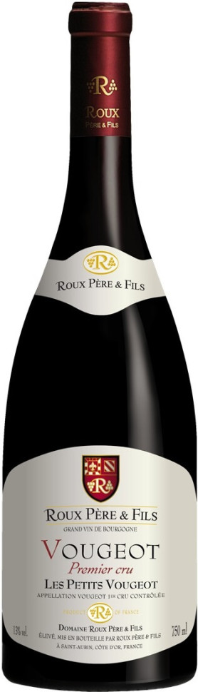 Вино Roux Pere et Fils Vougeot Premier Cru Les Petits Vougeots AOC 2020