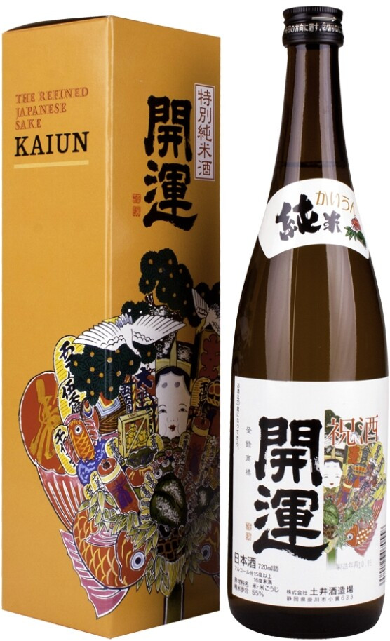 Саке Kaiun Tokubetsu Junmai gift box 720 мл
