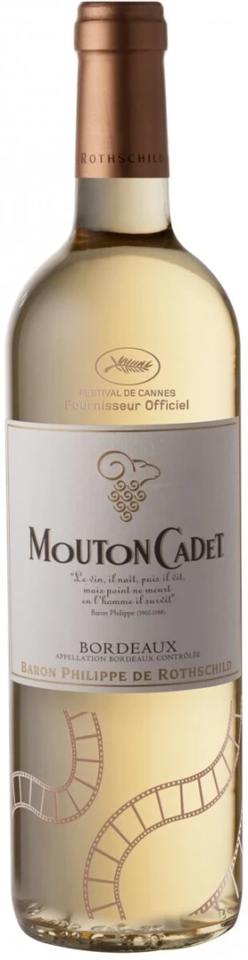 Вино Mouton Cadet, Bordeaux AOC Blanc, Limited Edition Cannes, 2012