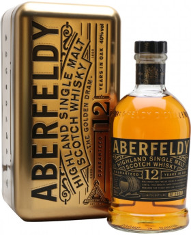 Виски Aberfeldy 12 Years Old metal box 700 мл