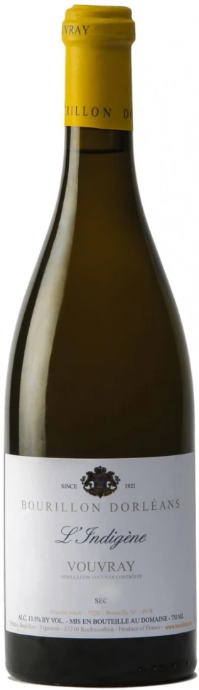 Вино Domaine Bourillon Dorleans, Vouvray L'Indigene AOP, 2018