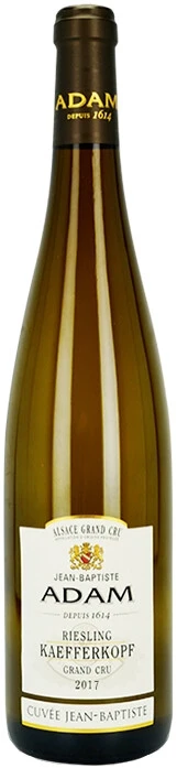 Вино Jean-Baptiste Adam, Riesling Grand Cru Kaefferkopf Cuvee Jean-Baptiste, Alsace AOC, 2017