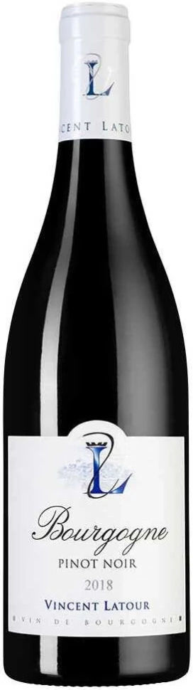 Вино Vincent Latour, Bourgogne Pinot Noir AOC, 2018
