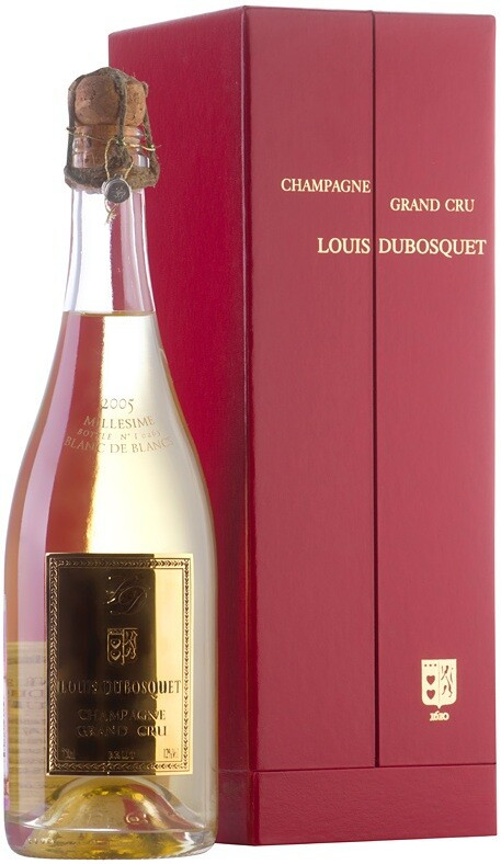 Шампанское Louis Dubosquet Blanc de Blancs Champagne Gran Cru AOC 2005 gift box