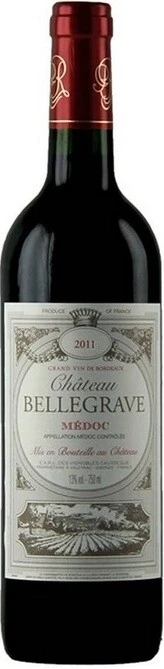 Вино Chateau Bellegrave, Medoc AOC, 2011