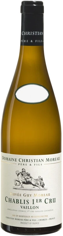 Вино Christian Moreau Pere et Fils, Chablis 1-er Cru Vaillon, 2018, 1.5 л