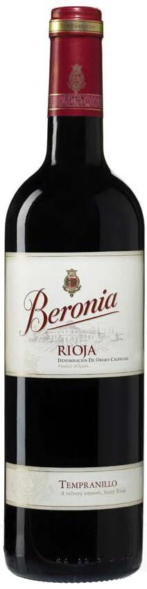Вино Beronia Tempranillo, Rioja DOC, 2012