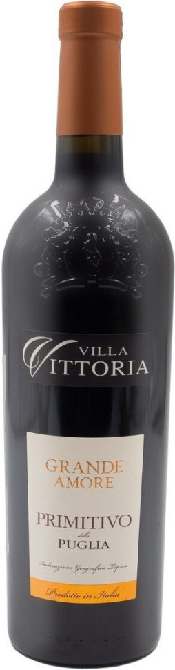 Вино Villa Vittoria Grande Amore Primitivo Puglia IGT