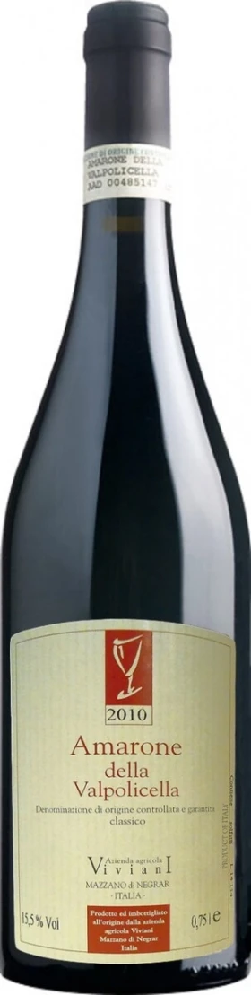 Вино Viviani, Amarone della Valpolicella Classico DOC, 2010
