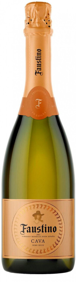 Игристое вино Cava Faustino Semi Seco