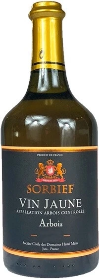 Вино Sorbief Vin Jaune, Arbois AOC, 2009, 620 мл