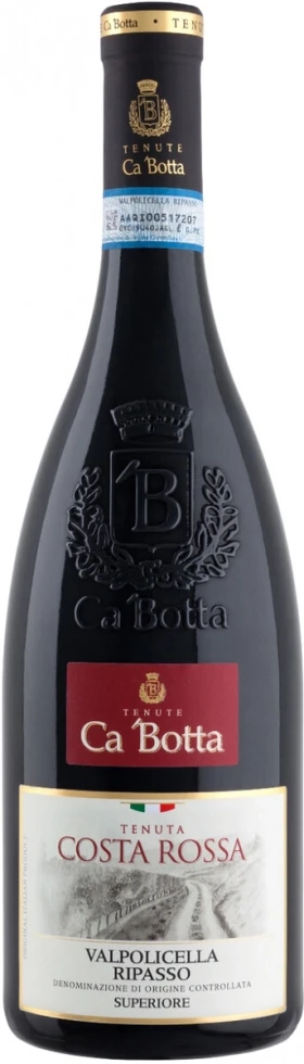 Вино Ca'Botta, Tenuta Costa Rossa Valpolicella Ripasso Superiore DOC, 2010