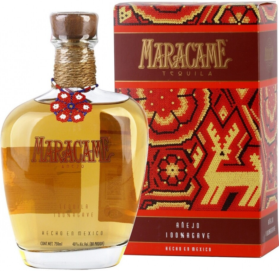 Текила Maracame Anejo gift box 0.75 л
