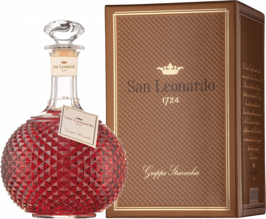 Граппа Tenuta San Leonardo Grappa Stravecchia gift box 2000 мл