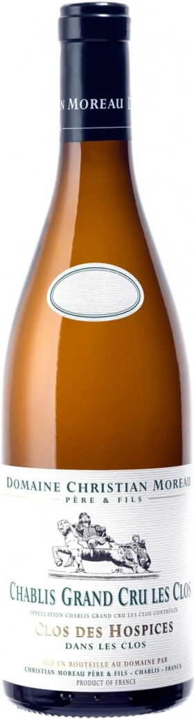 Вино Christian Moreau Pere et Fils, Chablis Grand Cru Les Clos AOC Clos des Hospices dans Les Clos, 2019