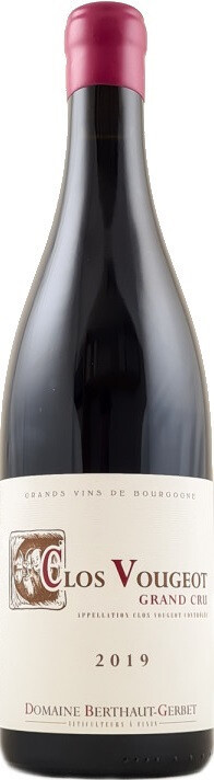 Вино Domaine Berthaut Gerbet Clos Vougeot Grand Cru AOC 2019