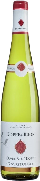 Вино Cuvee Rene Dopff Gewurztraminer, Alsace AOC, 2021