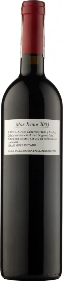 Вино Pares Balta, Mas Irene, Penedes DO, 2003