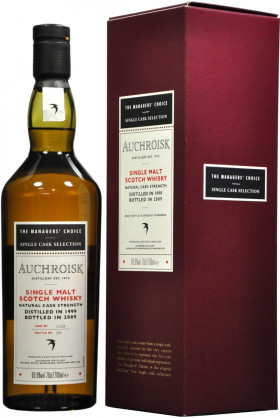Виски The Managers Choice Auchroisk 1999 gift box 700 мл