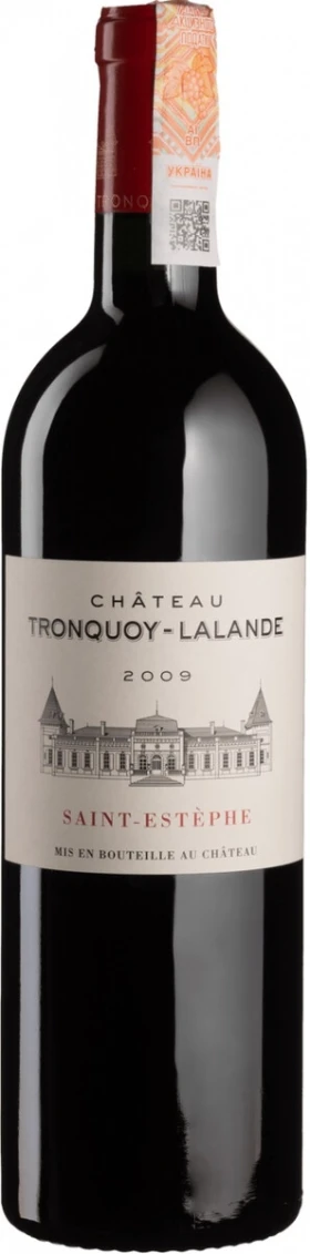 Вино Chateau Tronquoy-Lalande, Saint-Estephe AOC, 2009