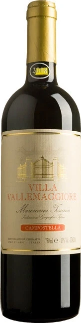 Вино Villa Vallemaggiore, "Campostella", Maremma Toscana IGT, 2012