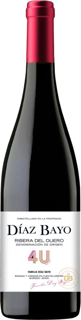 Вино Bodega Diaz Bayo, 4U, Ribera del Duero DO, 2019