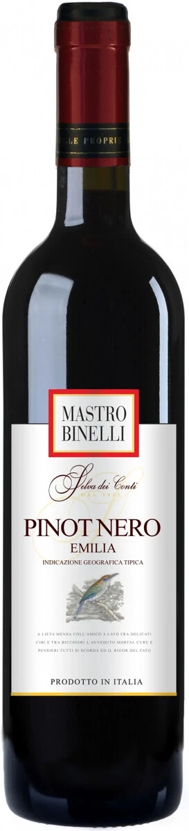 Вино Mastro Binelli Pinot Nero IGT, 0.75 л