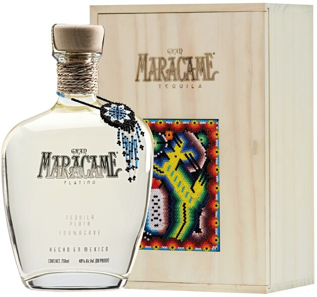 Текила Maracame Gran Platino wooden box 0.75 л