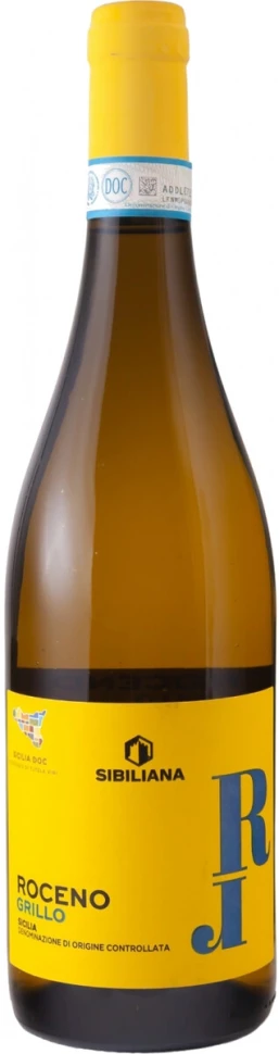 Вино Sibiliana, Roceno Grillo, Sicilia DOC
