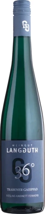 Вино Ulrich Langguth, 36° Trabener Gaispfad Riesling Kabinett Feinherb, 2022