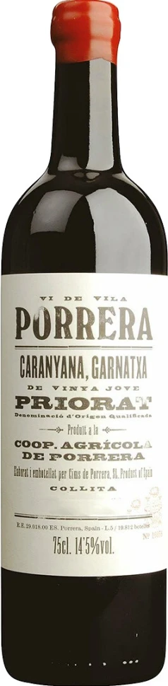 Вино Cims de Porrera, Vi de Villa de Porrera, Priorat DO, 2018