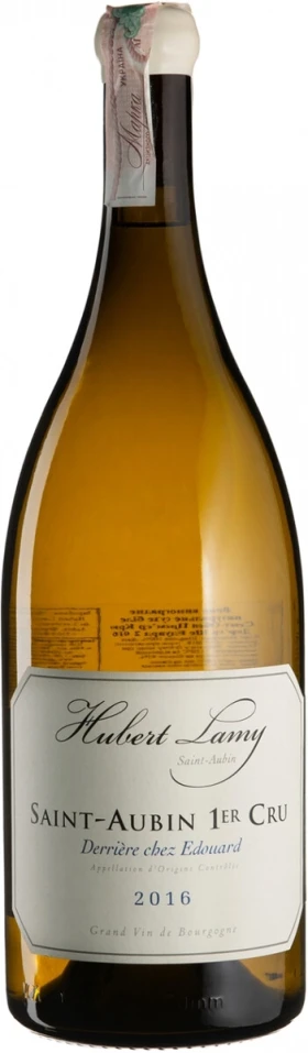 Вино Domaine Hubert Lamy, Saint-Aubin 1er Cru Derriere Chez Edouard AOC Blanc, 2016, 1.5 л