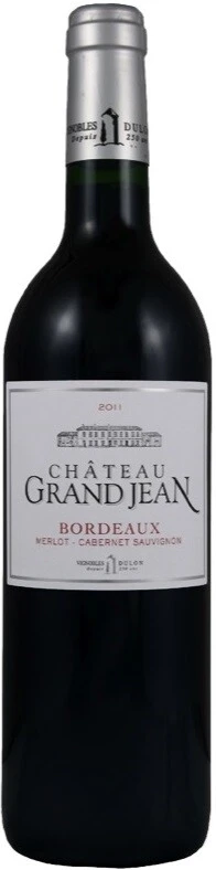 Вино Chateau Grand Jean Rouge, Bordeaux AOC, 2011