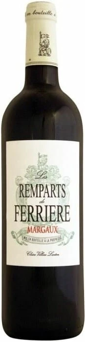 Вино Les Remparts de Ferriere, Margaux AOC, 2014