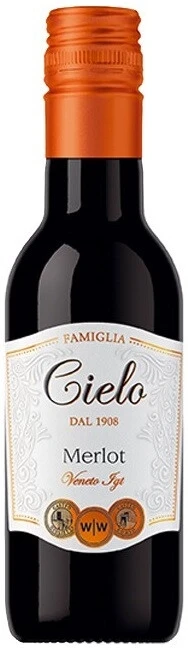 Вино Cielo e Terra, Merlot IGT, 2022, 187 мл