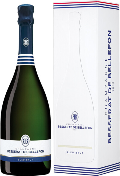 Шампанское Besserat de Bellefon Cuvee des Moines Extra Brut gift box