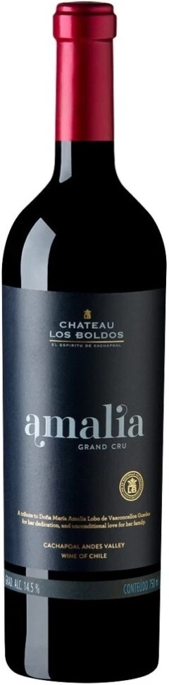 Вино Chateau Los Boldos, Amalia Grand Cru, 2015