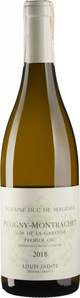 Вино Louis Jadot, Domaine Duc de Magenta, Puligny-Montrachet Premier Cru Clos de la Garenne AOC, 2018